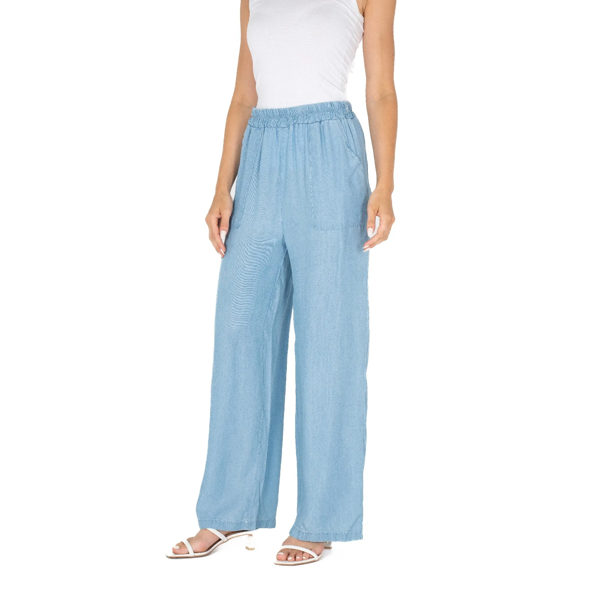 M Made in Italy  Women's Woven Pants  Coastal