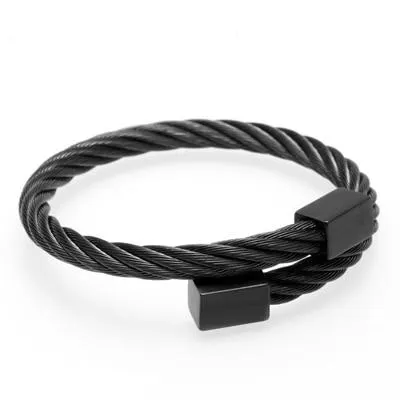 Mario Stainless Steel Cuff Bracelet