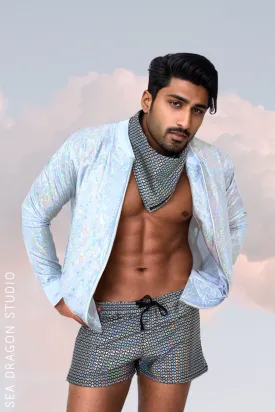 Mens Holographic Bomber Jacket | 13 Colors