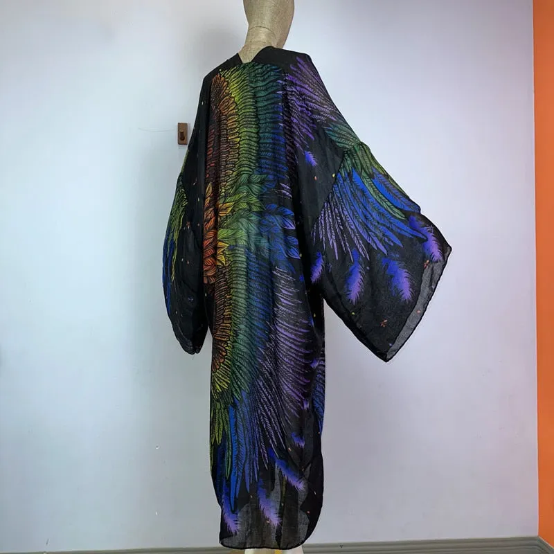 Night Sky Black Kimono