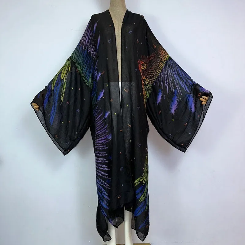Night Sky Black Kimono