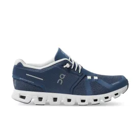 On Running Cloud 5 Trainers Denim White