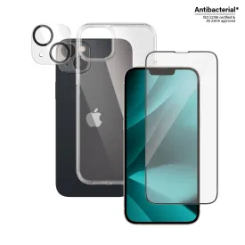 [OPEN BOX] PANZERGLASS iPhone 14 Plus - 3-in-1 Bundle - ClearCase   Screen Protector   Camera Lens Protector - Clear