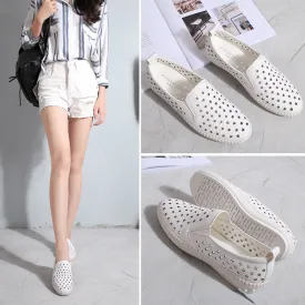 Owlkay  All-match Hollow Breathable Shoes
