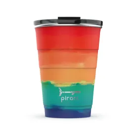 Pirani Life - Ombre Insulated Stackable Tumbler, Sunset, 16 Ounce