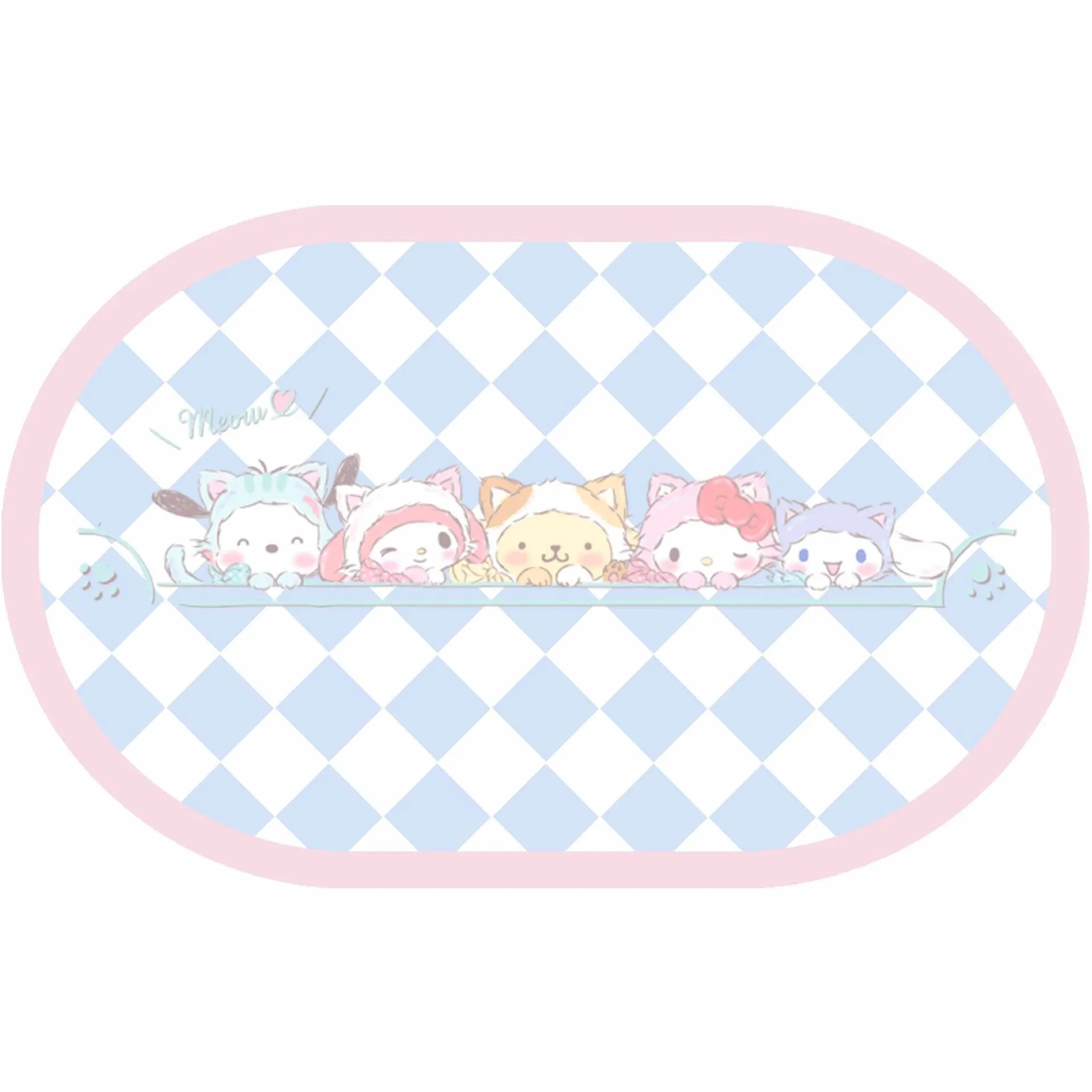 Sanrio Hello Kitty My Melody Cinnamoroll Kuromi Bathroom Absorbent Quick Dry Floor Mat