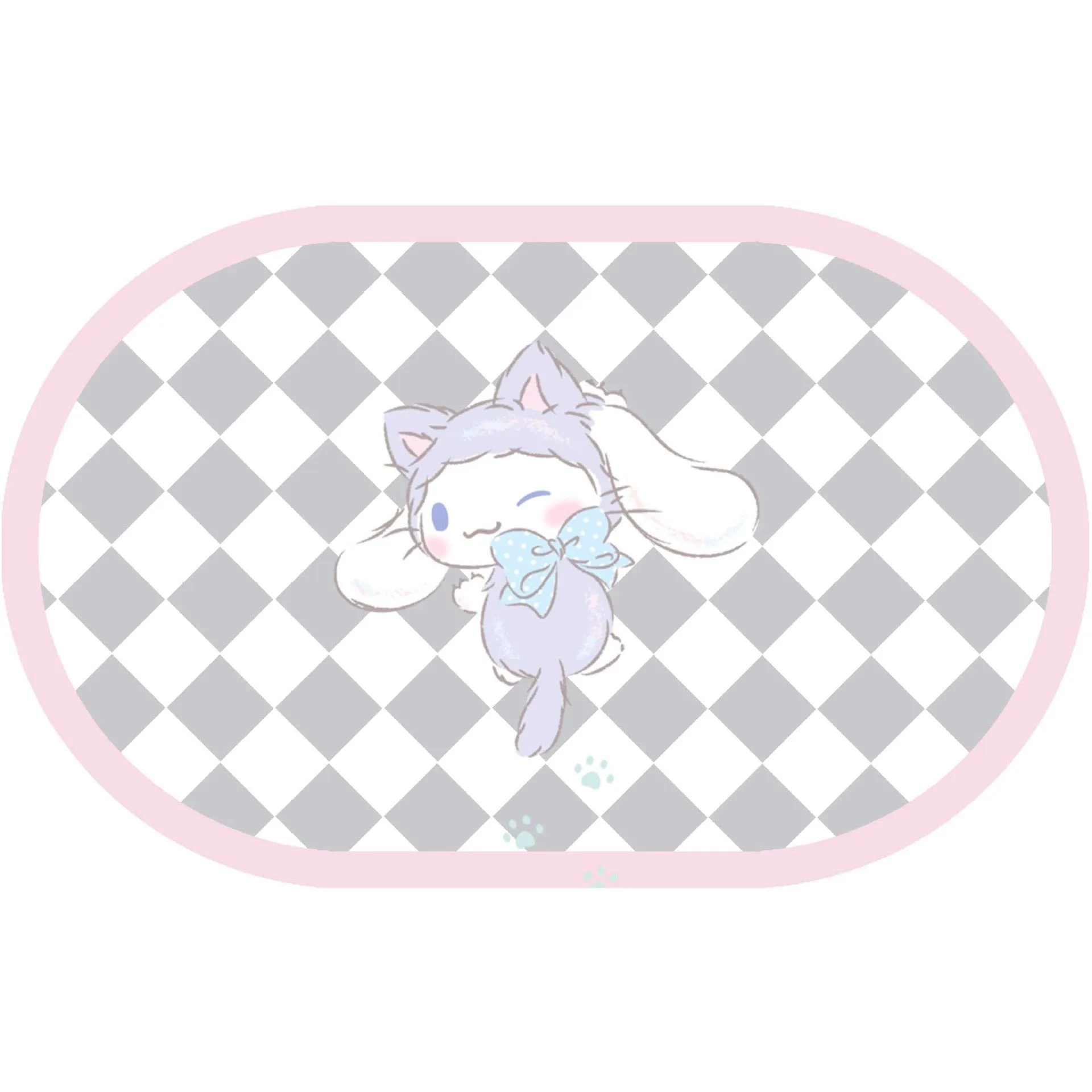 Sanrio Hello Kitty My Melody Cinnamoroll Kuromi Bathroom Absorbent Quick Dry Floor Mat