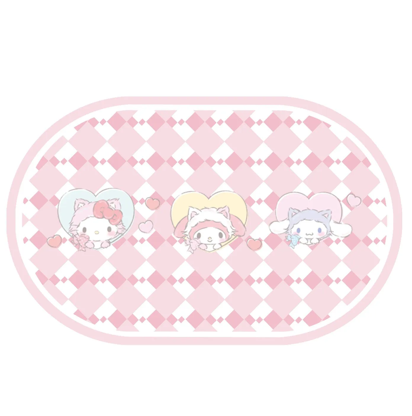 Sanrio Hello Kitty My Melody Cinnamoroll Kuromi Bathroom Absorbent Quick Dry Floor Mat