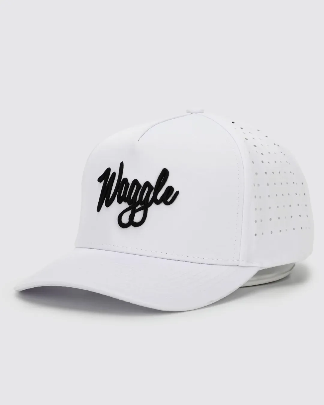 Waggle Brand Hat - White