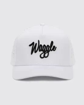 Waggle Brand Hat - White