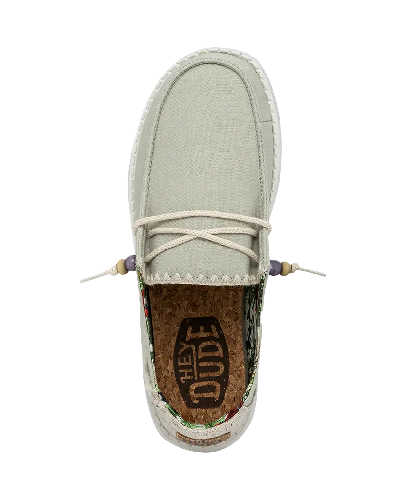 Wendy Natural Shoes in Sage
