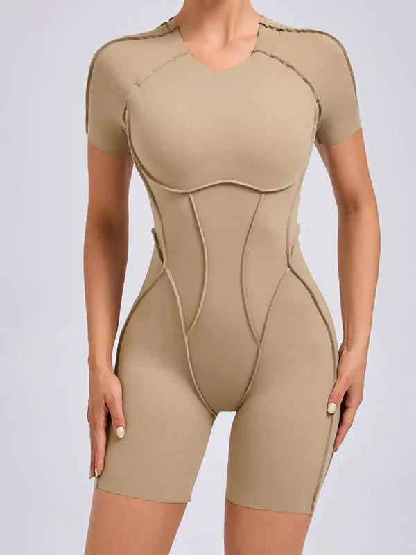 ZASUWA Female Heart Backless Romper