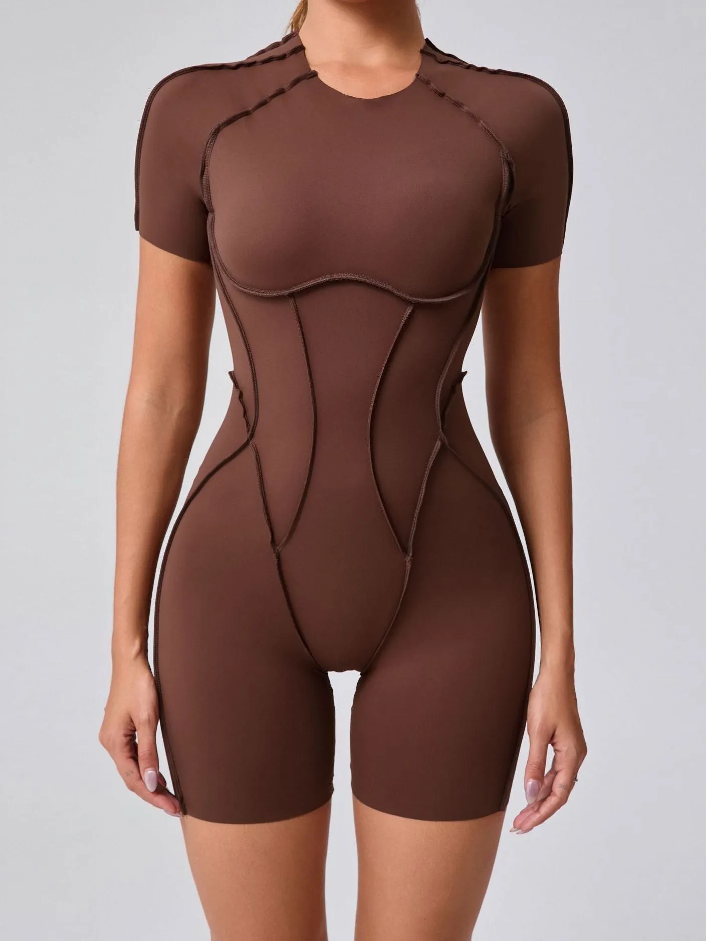 ZASUWA Female Heart Backless Romper