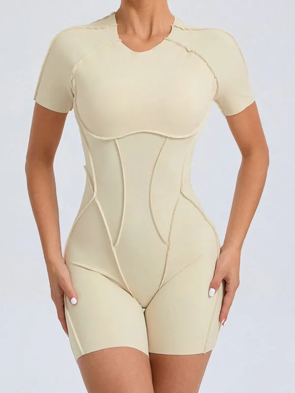 ZASUWA Female Heart Backless Romper